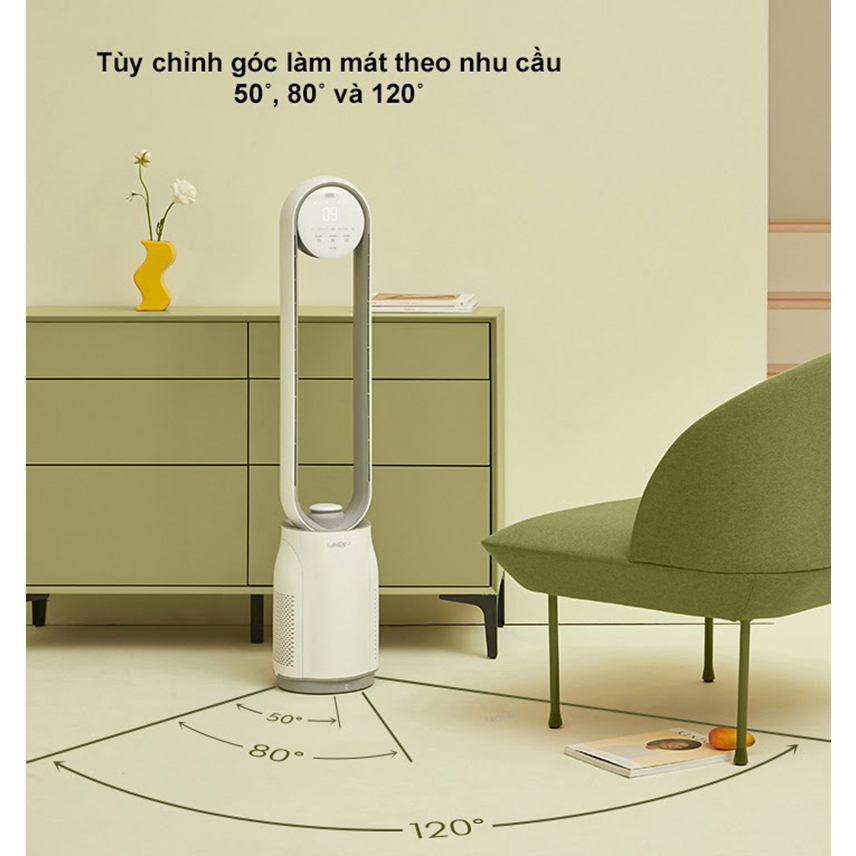 Quạt Không Cánh Xiaomi Keheal A4 PRO Kiêm Lọc Không Khí - Có Remote, Đa Cấp Độ Gió - BH 12 Tháng