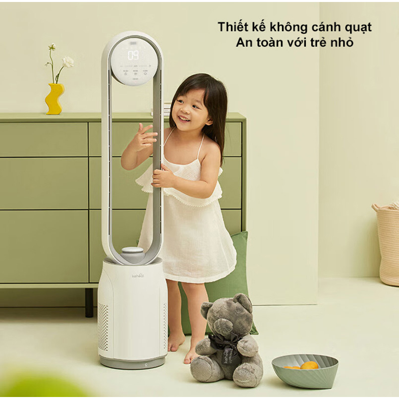 Quạt Không Cánh Xiaomi Keheal A4 PRO Kiêm Lọc Không Khí - Có Remote, Đa Cấp Độ Gió - BH 12 Tháng