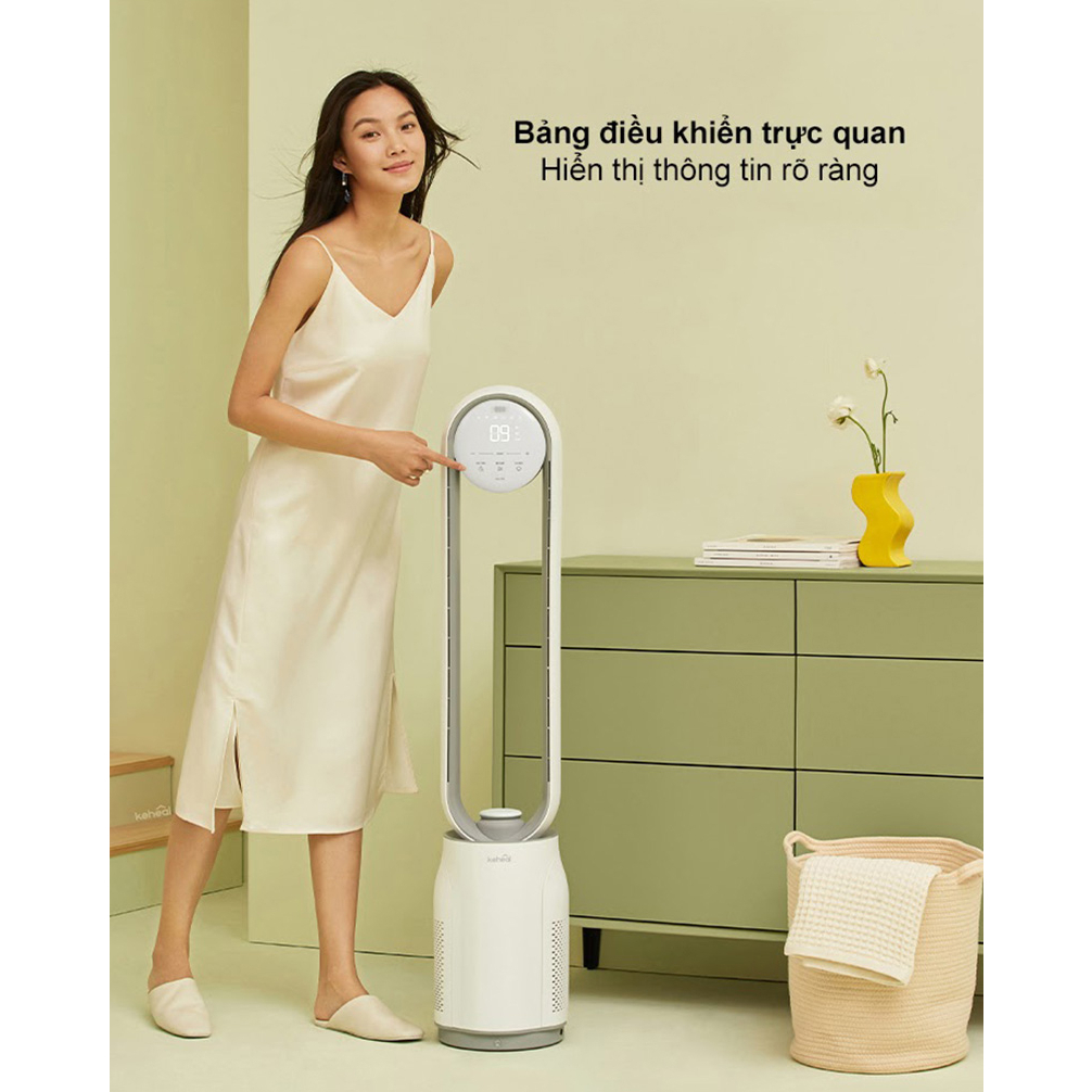 Quạt Không Cánh Xiaomi Keheal A4 PRO Kiêm Lọc Không Khí - Có Remote, Đa Cấp Độ Gió - BH 12 Tháng