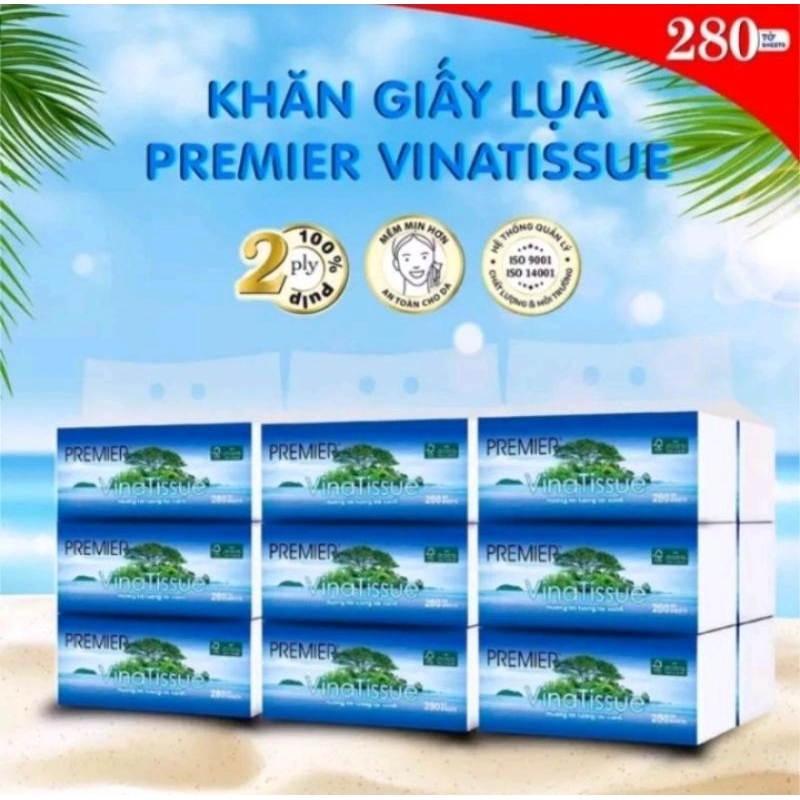 Combo 30 gói giấy vinatissue