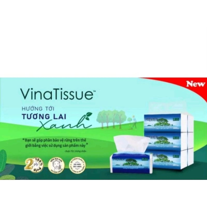 Combo 30 gói giấy vinatissue