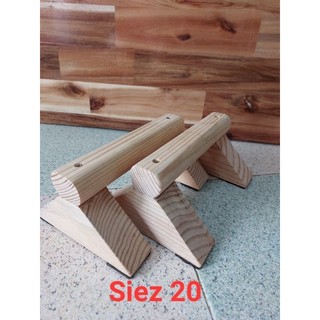 Dụng Cụ Hít Đất gỗ Parallettes HÌNH CHỤP THẬT TỪ SẢN PHẨM