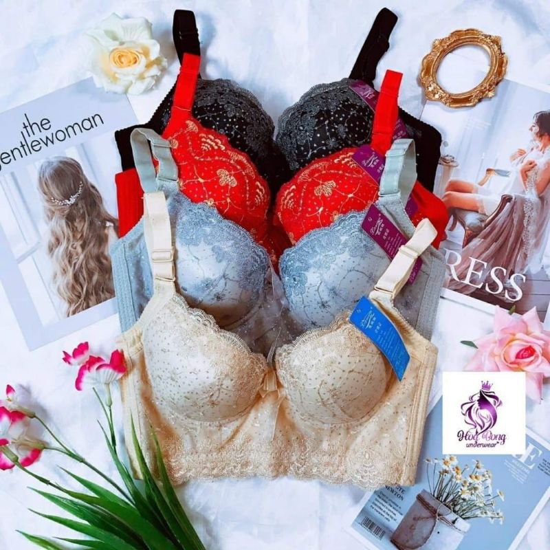 ÁO LOT NÂNG NGỰC 5 HÀNG MÓC CÓ GỌNG CAO CẤP, ÁO LÓT ĐỊNH HÌNH DIỆT MỠ NÁCH