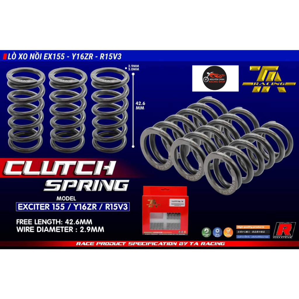 Lò Xo nòi TA Racing-xe Winner-xe Exciter 150-xe155-xe Y16ZR-xe R15V3