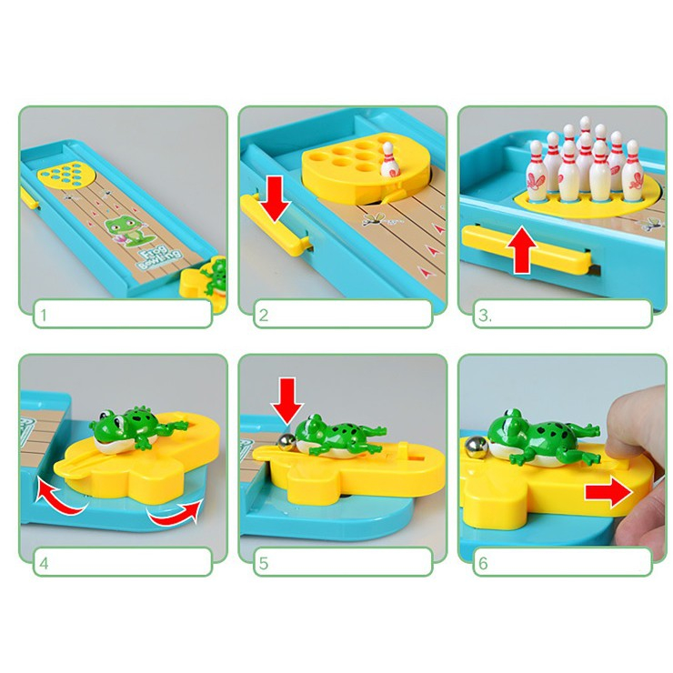 Đồ chơi thông minh cho bé - Bộ đồ chơi bowling chú ếch cực hay giúp bé vui chơi và giảm stress
