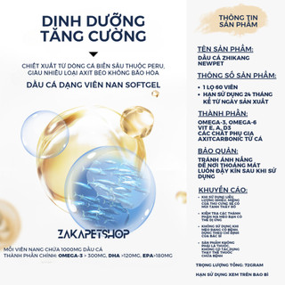Dầu cá cho mèo chó