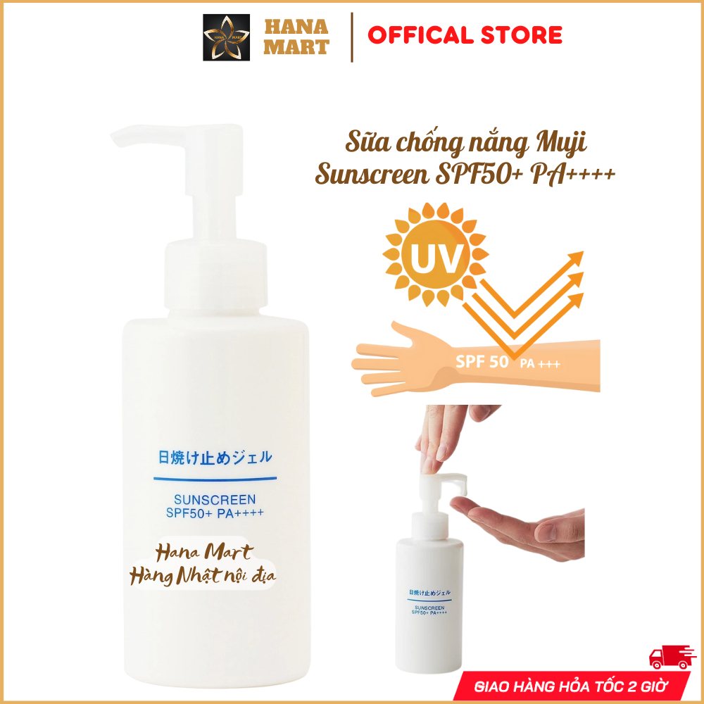 Sữa chống nắng Muji Sunscreen SPF30 + PA++ 150ml nội địa Nhật Bản