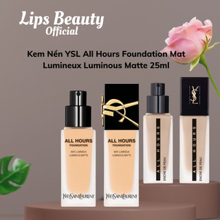 Kem Nền YSL All Hours Foundation Mat Lumineux Luminous Matte 25ml, Lips beauty official