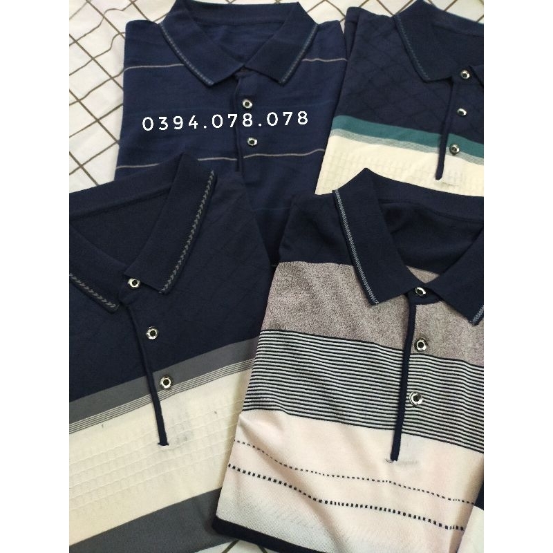 - Áo phông polo trung niên cho ông, cho bố hàng Quảng Châu