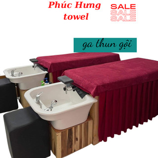 Ga thun giường gội đầu phúc hưng spa siêu rẻ , ga - drap thun giường gội đầu, khách nhắn tin để báo cỡ giường
