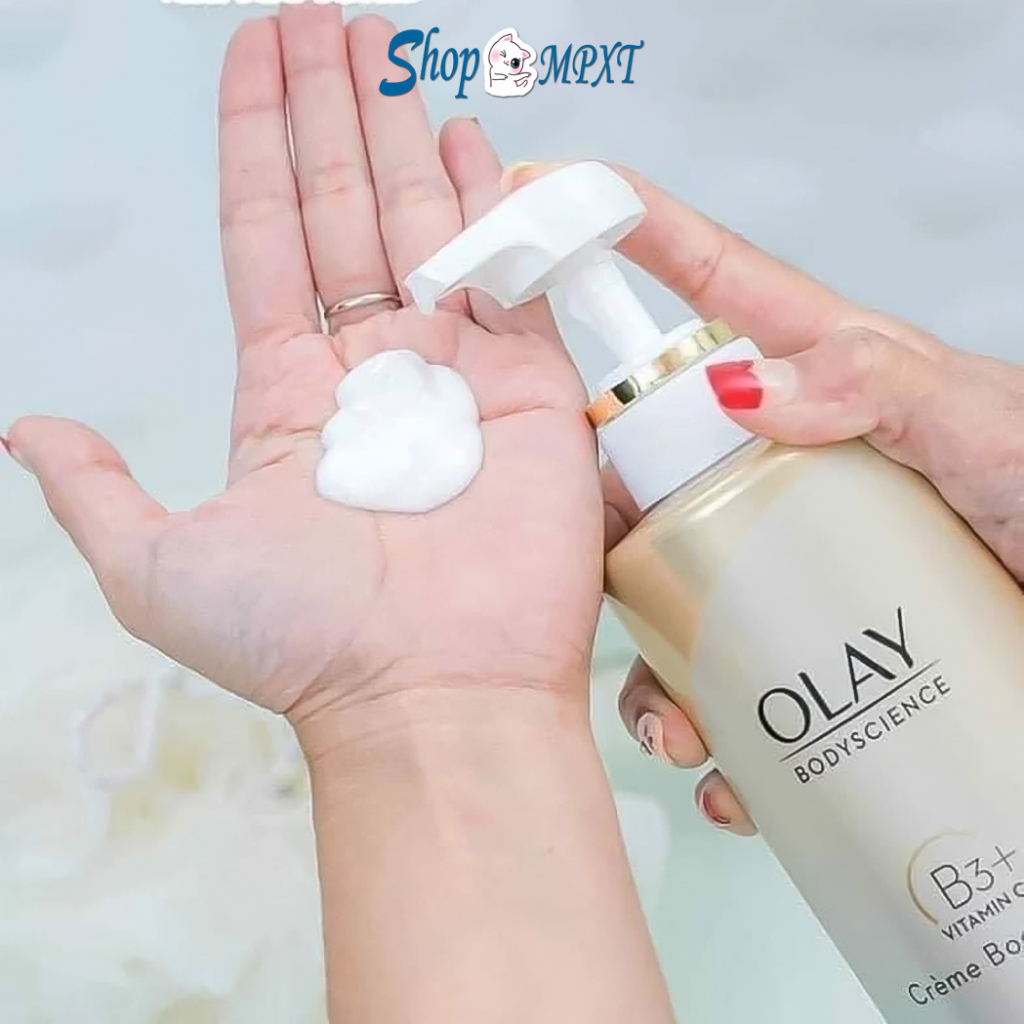 Sữa Tắm OLAY B3+ Siêu Dưỡng Trắng Da, Cấp Ẩm Và Đàn Hồi Cho Da - Chính Hãng