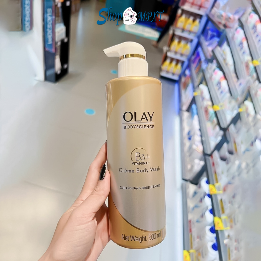 Sữa Tắm OLAY B3+ Siêu Dưỡng Trắng Da, Cấp Ẩm Và Đàn Hồi Cho Da - Chính Hãng