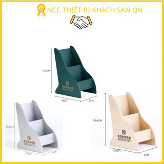 Khay đựng đồ trong phòng khách sạn, nhà nghỉ/ khay để điều khiển 2 ngăn đứng/ Mầu Xanh/ Mầu Bạc/ Mầu Vàng