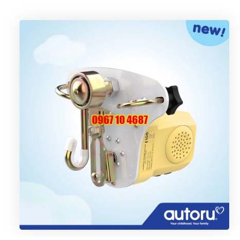 Máy đưa võng tự động AUTORU E100 trọn bộ sức đưa 100kg - BẢO HÀNH 12 tháng
