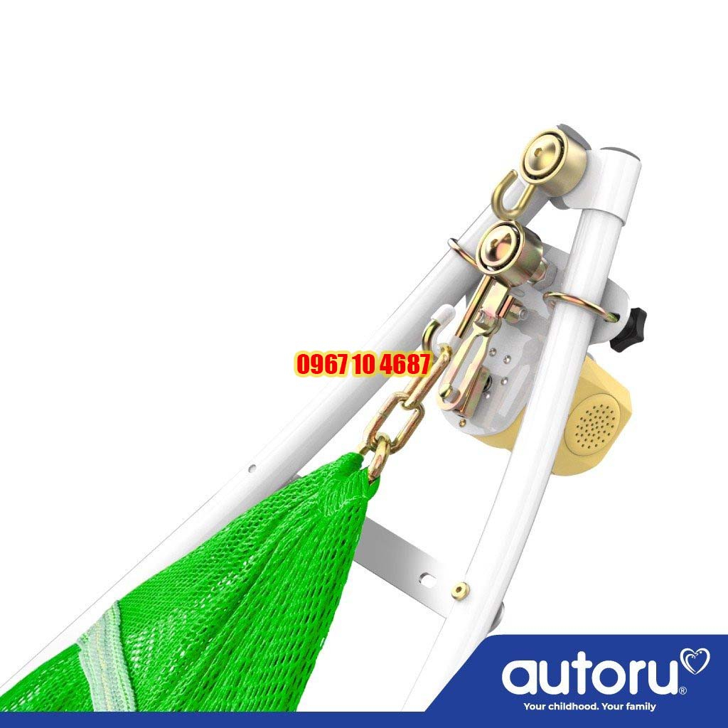 Máy đưa võng tự động AUTORU E100 trọn bộ sức đưa 100kg - BẢO HÀNH 12 tháng