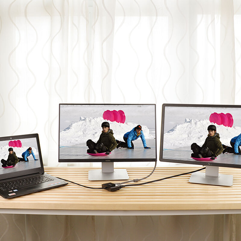 Bộ Chia VGA 1 ra 2 Ugreen 40254 20918 Chính Hãng Cao Cấp CM152 dây liền 1met