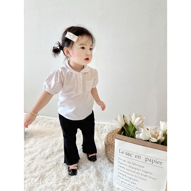 Áo + quần loe mùa hè em bé Nanci room