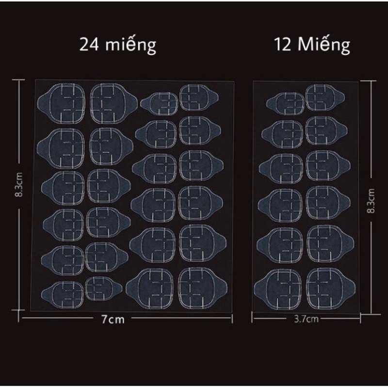 miếng dán móng silicon , phụ kiện móng