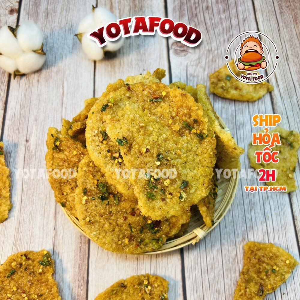 1Kg Cơm Cháy Mắm Hành Bể , Vỡ  đồ ăn vặt Yotafood