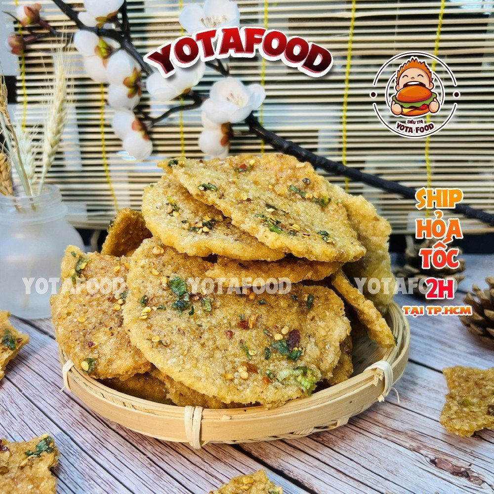 1Kg Cơm Cháy Mắm Hành Bể , Vỡ  đồ ăn vặt Yotafood