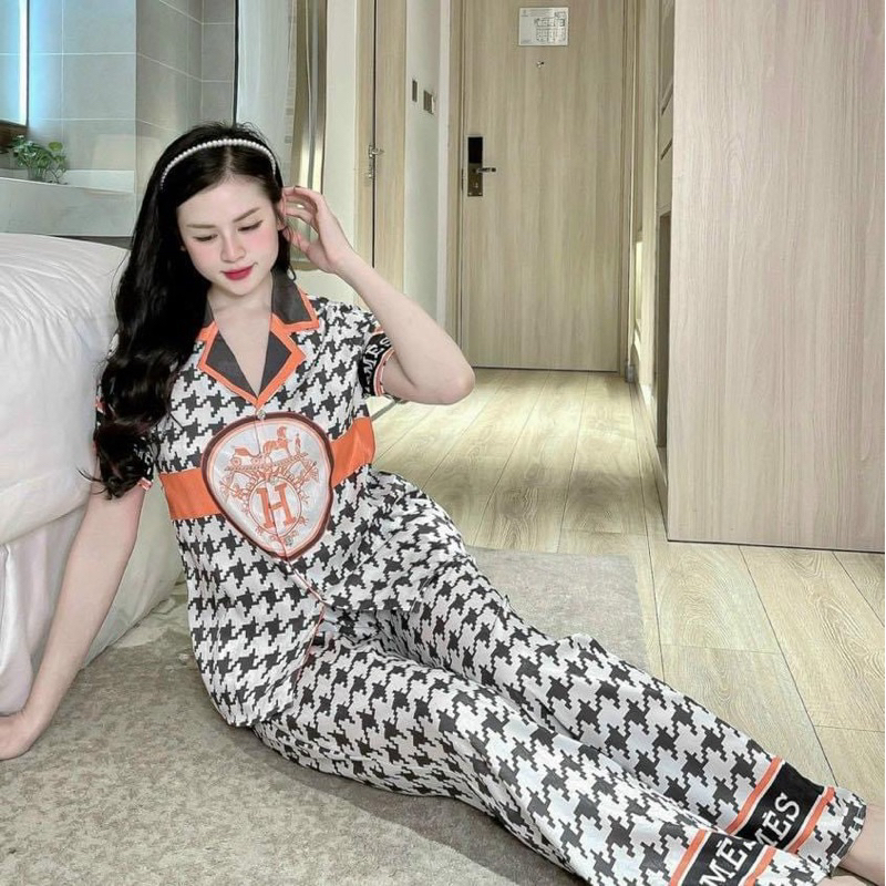 ĐỒ BỘ PIZAMA IN3D CHÂT LIỆU LỤA XƯỚC