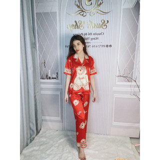 ĐỒ BỘ PIZAMA IN3D CHÂT LIỆU LỤA XƯỚC