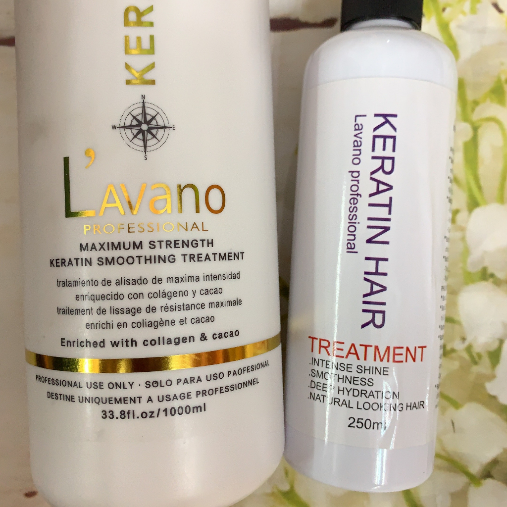 Keratin Phục Hồi tóc nát, tóc nhũn, bông xù Lavano Keratherapy 1000ml