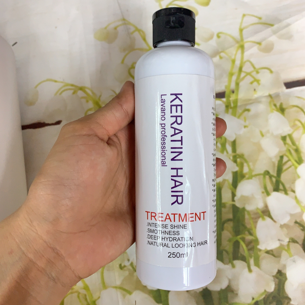 Keratin Phục Hồi tóc nát, tóc nhũn, bông xù Lavano Keratherapy 1000ml