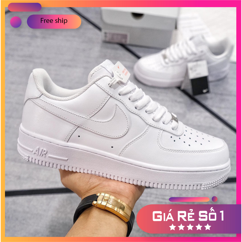 Giày Thể Thao Trắng Nike_Air Force 1,Giày Sneaker trắng nam nữ full size 36-43