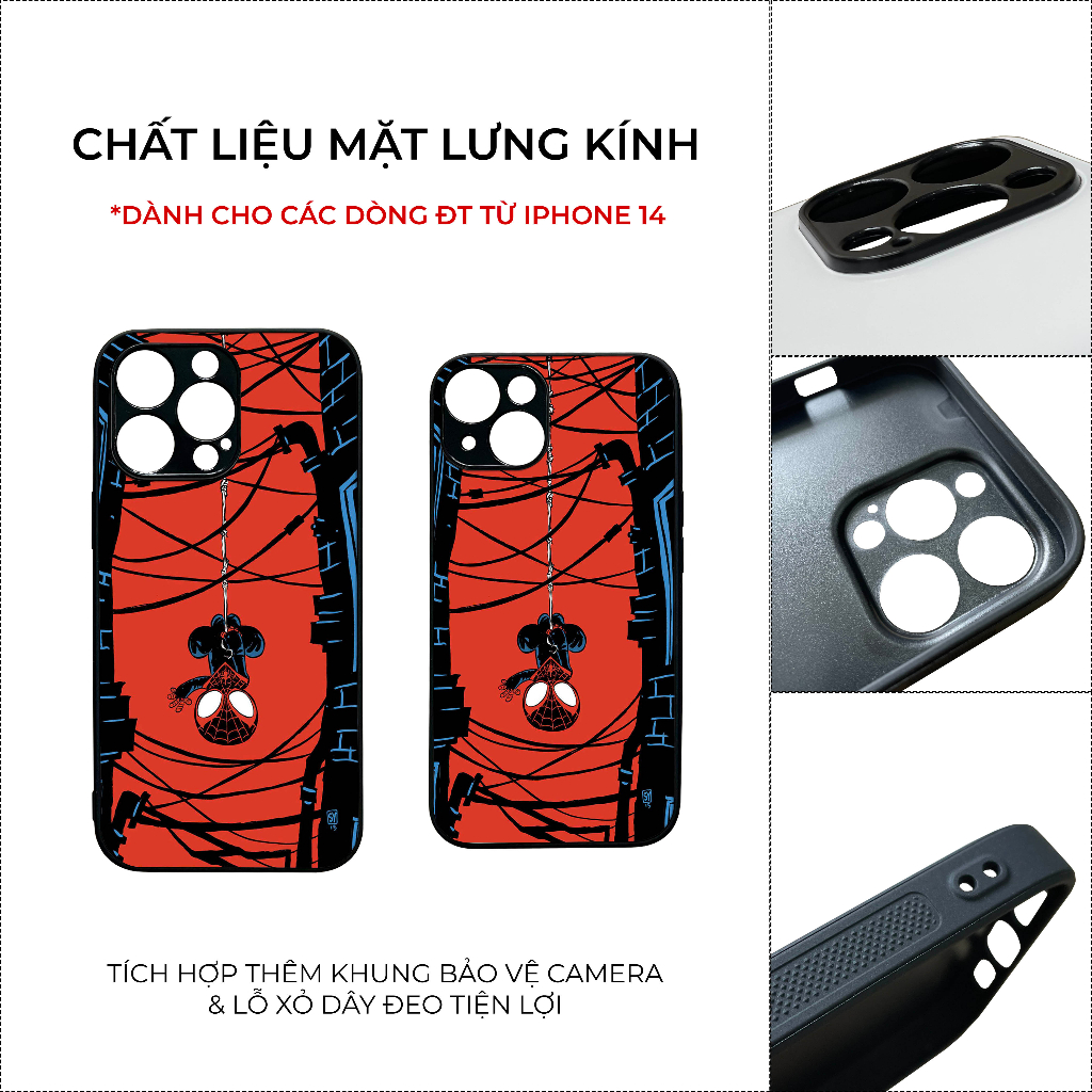 Ốp lưng Unique Case dành cho iPhone Spiderman CM038