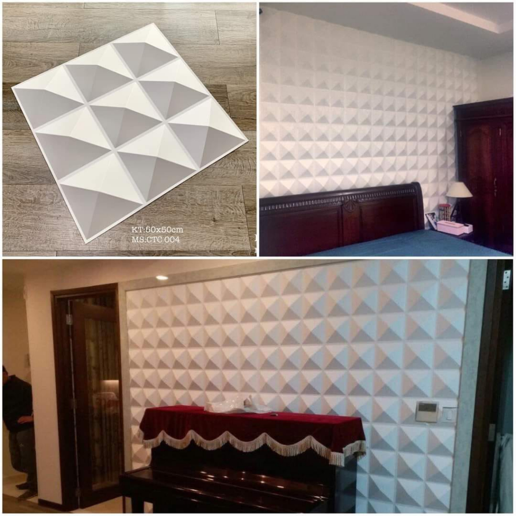 Tấm ốp trường 3D cao cấp kích thước 50cm *50cm