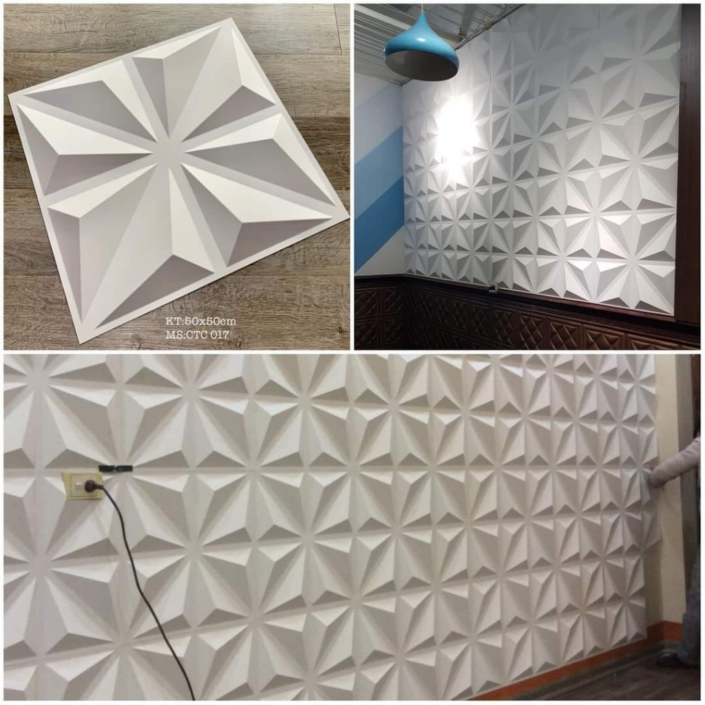 Tấm ốp trường 3D cao cấp kích thước 50cm *50cm