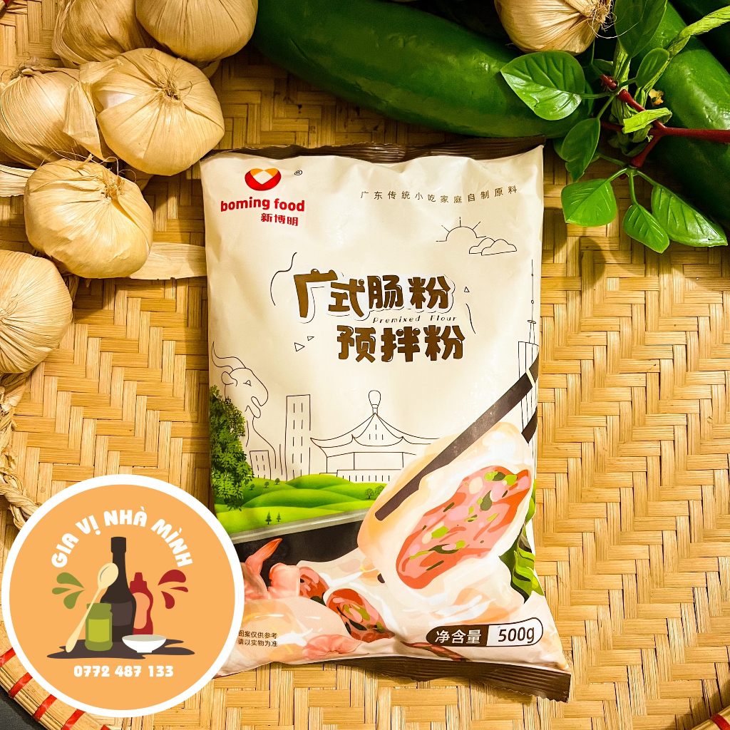 BỘT NẾP HIỆU BOMING FOOD LÀM BÁNH CUỐN QUẢNG ĐÔNG - GÓI 500GR