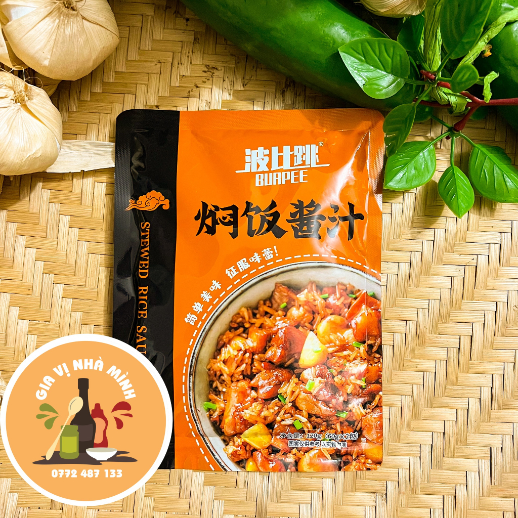 NƯỚC SỐT GIA VỊ CHO MÓN CƠM KIỂU TRUNG HOA HIỆU BOBBY- GÓI 120GR