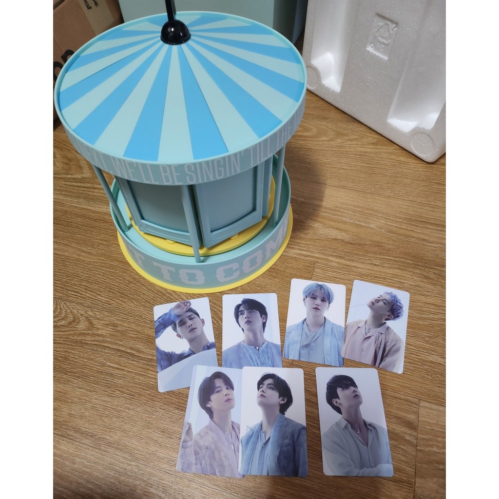 VStore - duyendo97  BTS MERCH BOX 11 YET TO COME - HỘP QUÀ BÍ MẬT THỨ 11 VÒNG QUAY GỖ