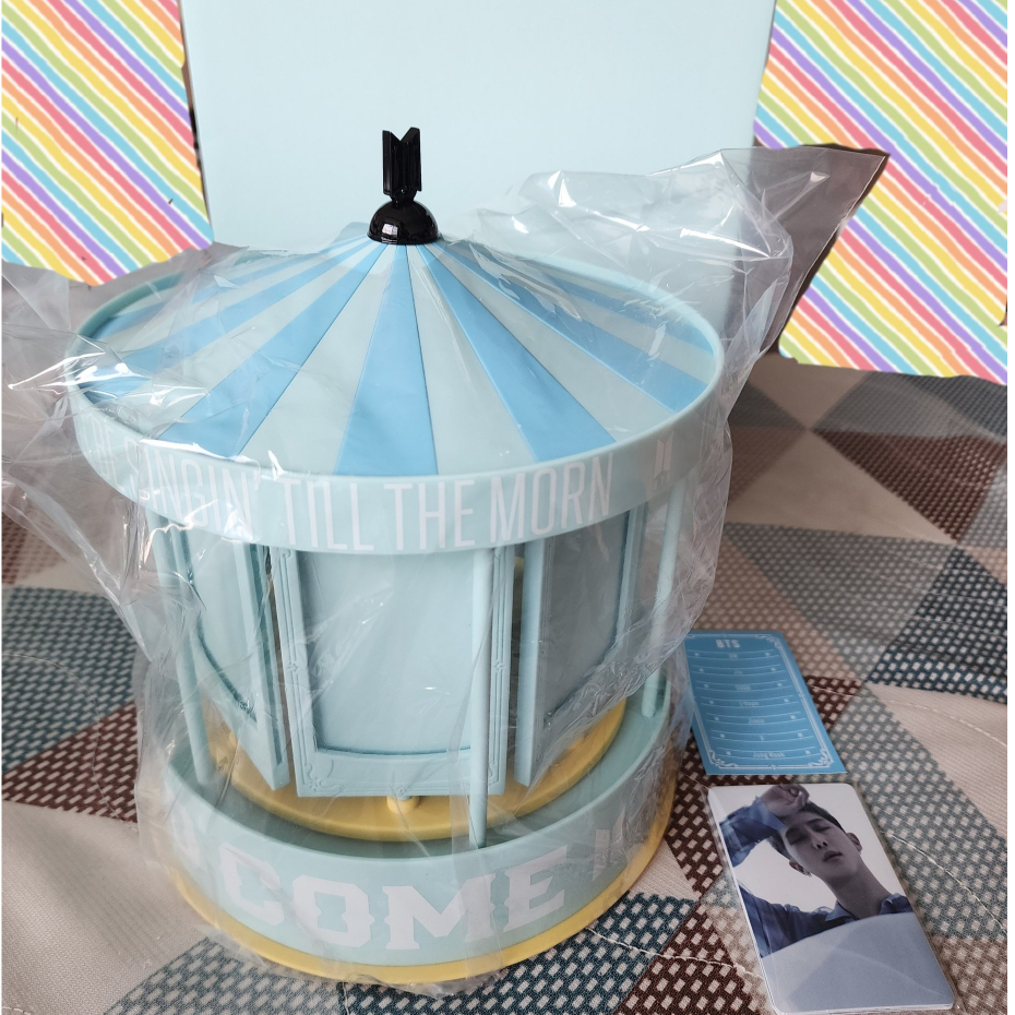 VStore - duyendo97  BTS MERCH BOX 11 YET TO COME - HỘP QUÀ BÍ MẬT THỨ 11 VÒNG QUAY GỖ