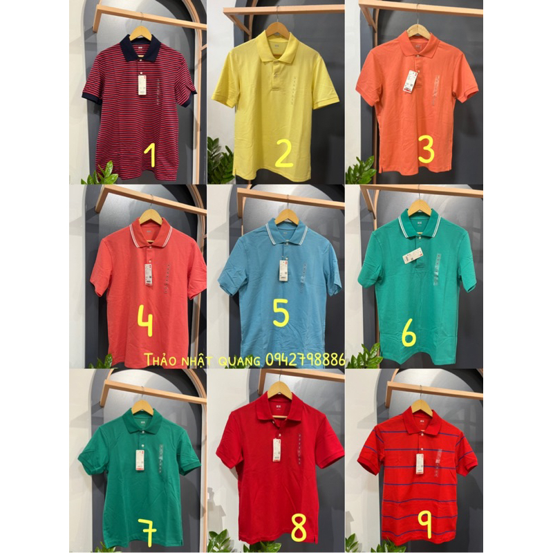 Áo polo nam uniqlo nhật auth