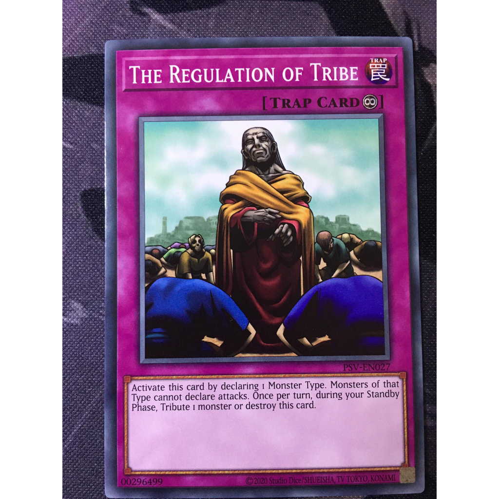 Bài yugioh thời đầu duel monster - The Regulation of Tribe - PSV-EN027 - Common Unlimited