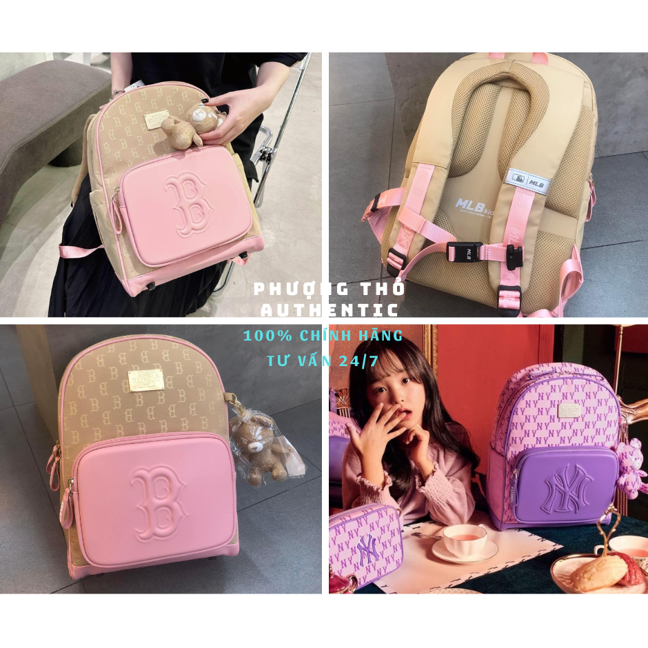 [CHÍNH HÃNG] Balo Kid MLB Monogram Mẫu Mới 2023 Với Garm Màu Cực Xinh