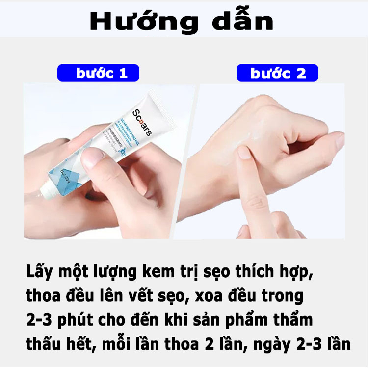 Hiệu quả nhanh chóng kem trị sẹo thâm/trị rạn da sau sinh/sẹo rỗ/trị sẹo lồi thuốc trị sẹo bỏng