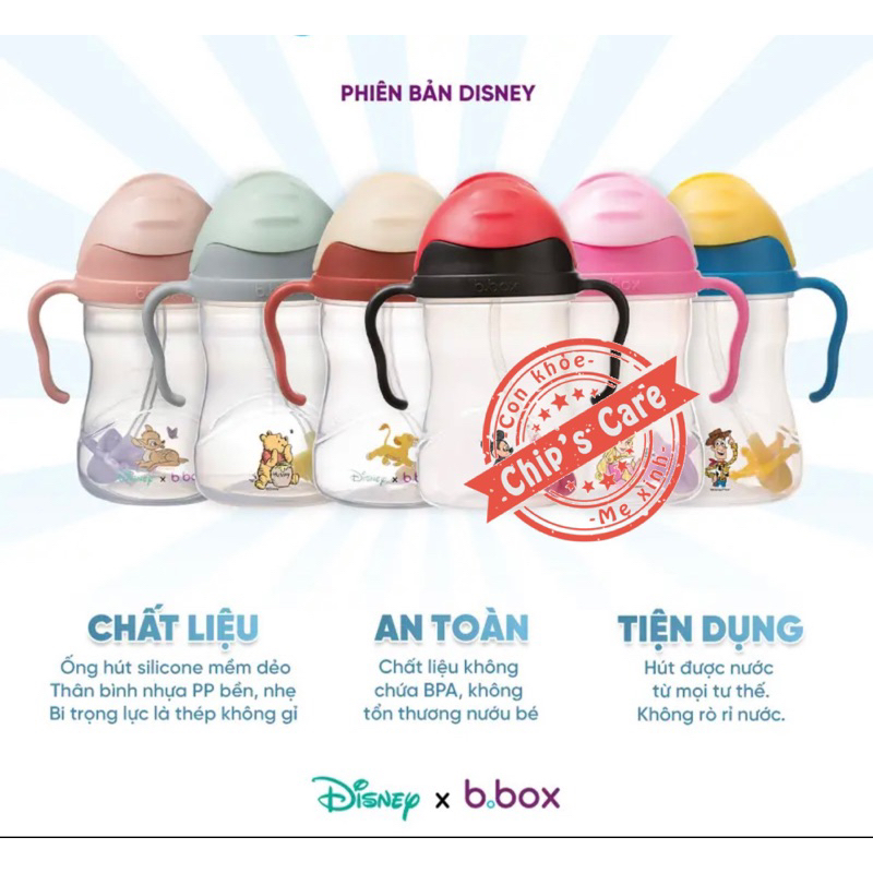 Bình B.Box Bbox bản Disney cho bé từ 6 tháng trở lên 240ml