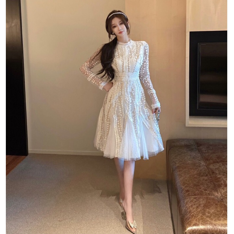 Đầm nữ dáng dài dự tiệc xinh