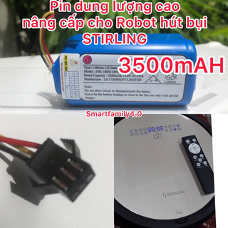 Pin lg 3500mah nâng cấp cho pin robot hút bụi stirling