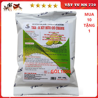Tks - axit hữu cơ chanh thải độc chống nóng giảm tress vật nuôi - gói 100gr