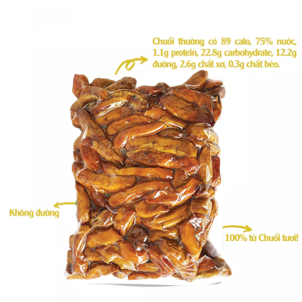 Chuối Sấy Dẻo 1kg we'natur