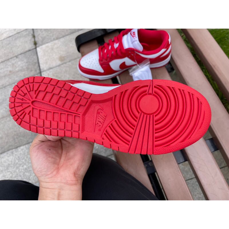 The best dunk low! giày sneaker dunk low "unc red"