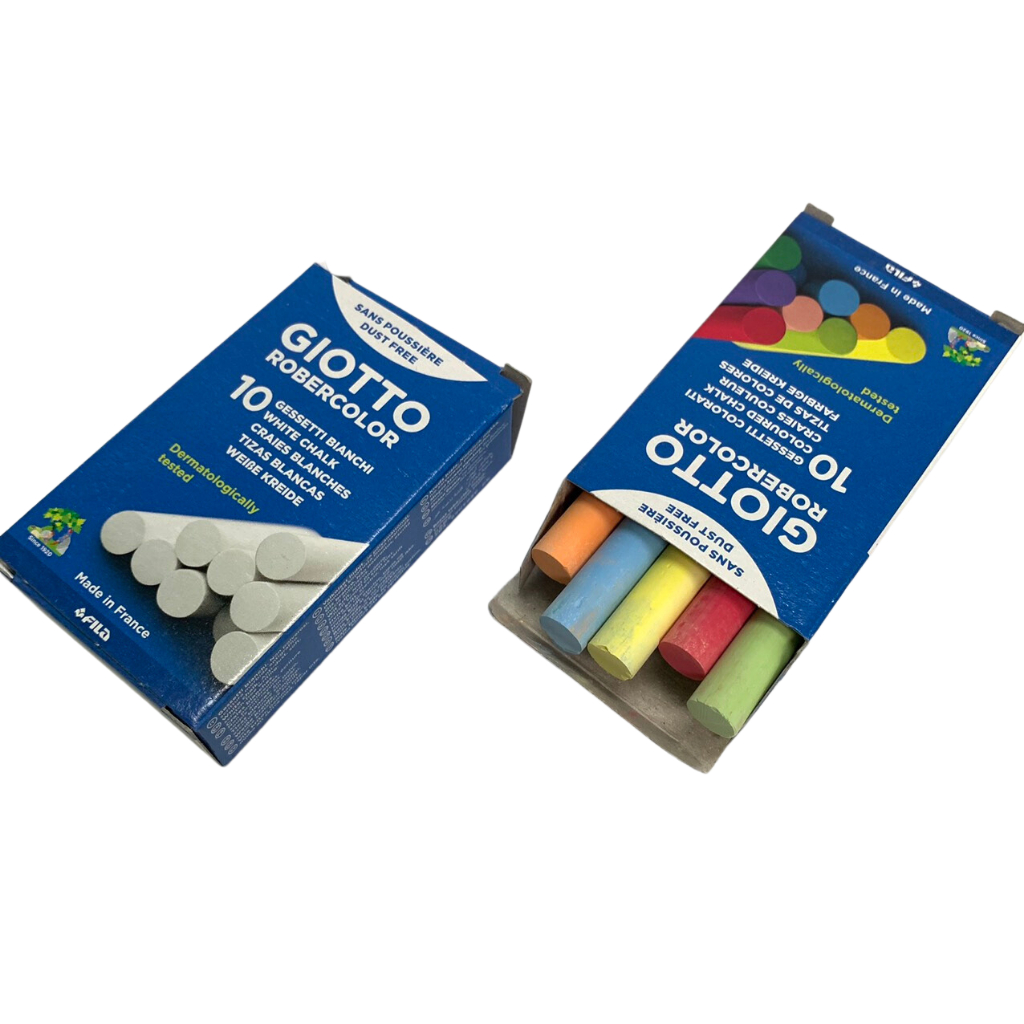 Phấn viết bảng không bụi nhập khẩu Pháp GIOTTO Robercolor 538700 - 538900 thế hệ mới