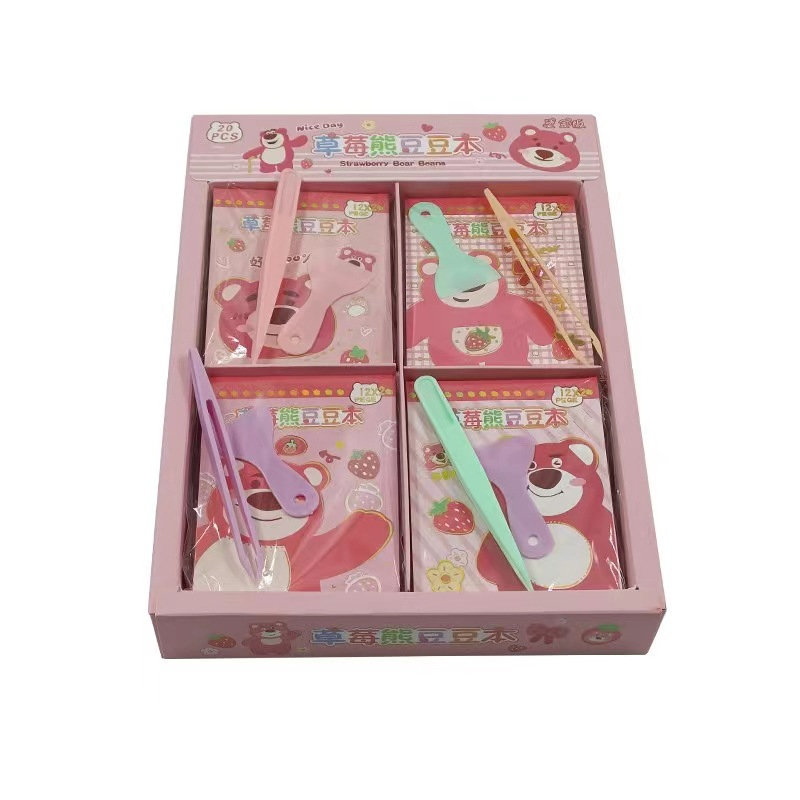 Sticker Miếng Dán Gấu Dâu Lotso Dán Số/ Nhật ký/ Laptop/ Máy tính/ Lưu bút Deperier