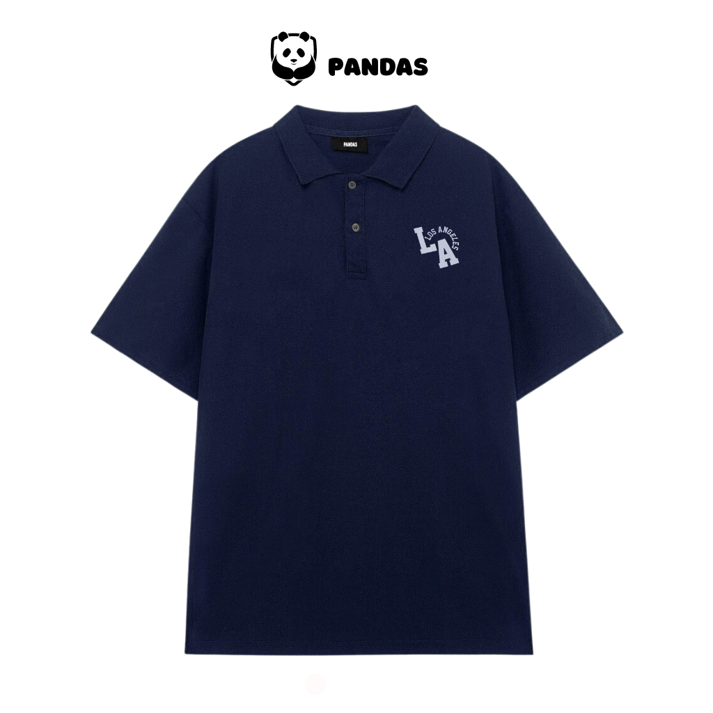 Áo thun polo form rộng tay lỡ unisex , áo polo tay lỡ form rộng oversize nam nữ cotton mềm mịn Pandas AP07