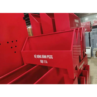 Kệ để bình chữa cháy dùng cho bình F4 , F8 , MT3 , MT5, chất liệu thép sơn tĩnh điện, kệ đựng bình đơn, kệ đôi, kệ ba